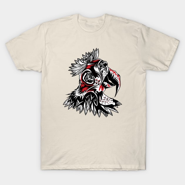 Monkey parrot T-Shirt by kamilowanydesign